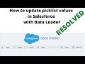 How to update Picklist Values in Salesforce with Data Loader (Multi-Select)