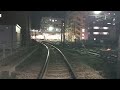 《23.01.30》#500subs 🚉Late night train crossing