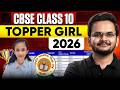 CBSE Class 10 Topper Girl 2026 😱 Full Interview | CBSE Result Out