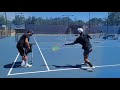 Professional Tennis Training with D1 Players - High Intensity ATP Drills (Federer, Nadal, Djokovic)