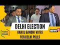 Delhi Elections 2025 | LoP Rahul Gandhi Casts His Vote | Congress Vs BJP Vs AAP | Delhi Polls