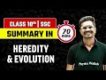 Summary of HEREDITY \u0026 EVOLUTION | Class 10th Biology | Maharashtra SSC Board