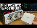 Turn Your GEEKOM A6 Mini PC into a Gaming Monster – DIY GPU Dock Setup!