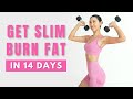 15 Min Full Body Dumbbell Home Workout | 14-Day Fat Burn Challenge - Standing Only