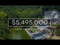 Luxury Home for sale in Knoxville Tennessee lake front property at $5 Million