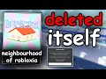 The Roblox Game That Deleted Itself..