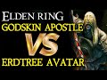 ELDEN RING BOSS VS. BOSS: Godskin Apostle VS. Erdtree Avatar!