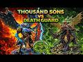 Death Guard v Thousand Sons -Warhammer 40K 10th edition Battle Report
