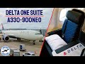DELTA ONE SUITES from PARIS to ATLANTA on A330-900neo - Detailed REVIEW