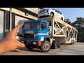 1/18 Scale Car Transporter Truck with Toyota Cars | Diecast Model Cars 