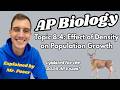 8.4 Effect of Density on Populations - AP Biology (Updated 2025-2026)