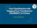 Advanced NLP Tutorial for Text Classification with Hugging Face Transformers (DistilBERT) and ktrain