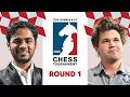 Magnus vs Arjun | TePe Sigeman \u0026 Co Chess Tournament 2026 Round 1