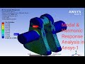 Modal \u0026 Harmonic Response Analysis in Ansys-1