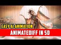 Easy AI animation in Stable Diffusion with AnimateDiff.