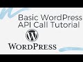 Basic WordPress API Call Tutorial with Rest API Reference