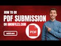 How To Do PDF Submission on Anonfiles | Free PDF Submission Website