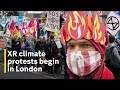 Extinction Rebellion begin two weeks of climate protests in London