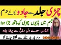 khon jild Chamri joron se Jadu Nikalne ka dam | Khone se jadu niklne ka Ruqyah |