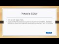 What is SOW |Scope of work in URDU/HINDI