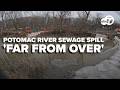 Potomac River officials warn crisis from sewage spill is 'far from over'