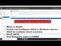 What is iSCSI? How to Install and Configure iSCSI on Server 2022 for multiple client machines HINDI