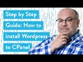 How to Install WordPress into cPanel Manually Step by Step | cPanel WordPress installation