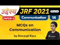 10:00 AM - JRF 2021 | Communication by Simranjit Kaur | MCQs on Communication