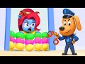 Police Chase Adventure | Safety Cartoon | Kids Videos for Kids | Sheriff Labrador