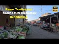 4K~ Morning Walk at BANDARJO MARKET, UNGARAN CITY, INDONESIA 🇮🇩 | Traditional Market