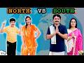 NORTH vs SOUTH | Ep 354 | Food eating challenge with family | Favorite Food | Aayu and Pihu Show