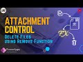 Delete files from Attachment Control using Function (Button Click)