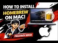 How to install Homebrew on macOS/Mac Mini/MacBook (Step by Step Guide) | Fullstack Sensei