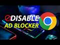 How to Disable Ad Blocker in Google Chrome on Laptop/PC (Step-by-Step Guide) #tatorial #viralvideo