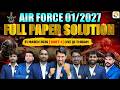 Airforce Paper Solution 01-2027 / Airforce 31 March 1st shift Paper Review / Airfroce Paper Analysis