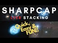 Astrophotography Made Quick \u0026 Easy - SharpCap Pro Live-Stacking Demo and Basic Tutorial!