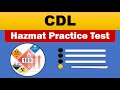 CDL Hazmat Practice Test 2023 Hazardous Material Endorsement Exam Knowledge Test Prep