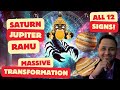 Jupiter Saturn Rahu Triple Transit in Scorpio till 29.03.2025 - All 12 Ascendants - Big Changes!