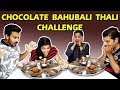 CHOCOLATE BAHUBALI THALI CHALLENGE | Chocolate Bahubali Thali Eating Competition | चॉकलेट थाली