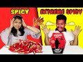 Spicy Vs Extreme Spicy Food Eating Challenge | Hungry Birds