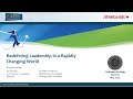 Redefining Leadership in a Rapidly Changing World-Fostering Strategic Planning, Innovation \u0026 Agility