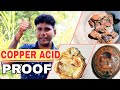 Copper acid proof experiment successful. Copper was made acidic, watch live.