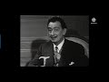 En 1958, Salvador Dali et ses réponses étonnantes sur sa vie et son oeuvre