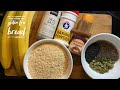 Simple Banana Bread with Chickpeas flour