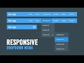 How to Create Responsive Dropdown Menu with Sub Menu in Html CSS \u0026 Javascript