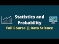 Statistics and Probability Full Course || Statistics For Data Science