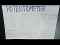 Potentiometer - Introduction, Construction, Working, Principle