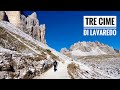 Dolomites Italy, majestic Tre Cime di Lavaredo or Drei Zinnen Dolomiti 4K