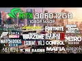 GeForce RTX 3060 12GB Test in 20 Games 1080p and 1440p (Ryzen 5 3600)