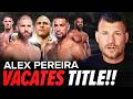 'WHO DOES HE FIGHT!?' Alex Pereira VACATES TITLE! | JIRI vs ULBERG SET at UFC 327